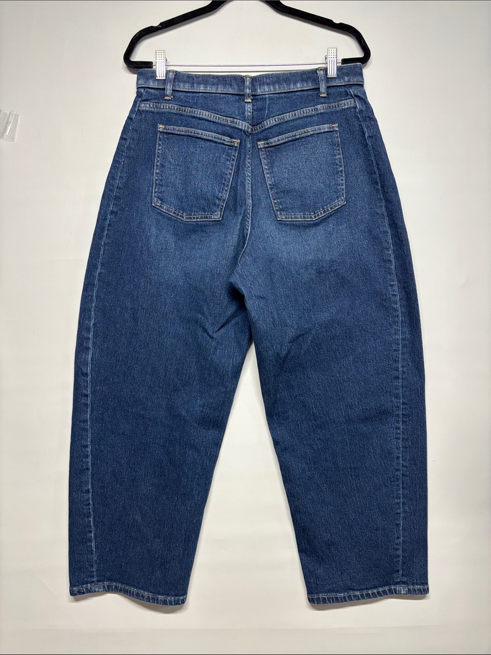 ✨SPANX Women’s Barrel Leg Jeans Size L/G R - Picture 8 of 16